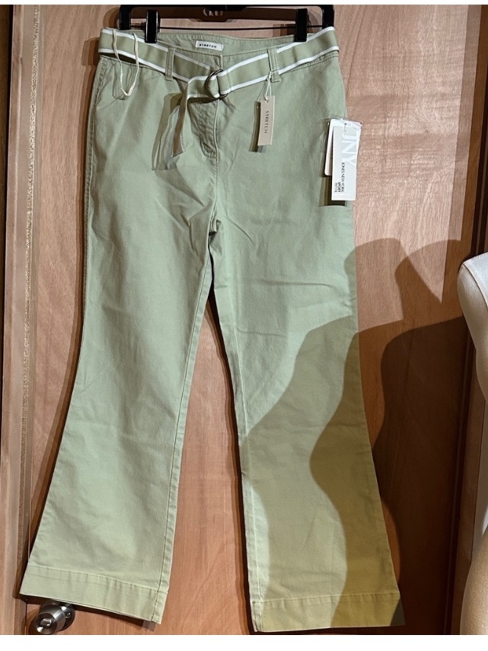 Light Green Flared Pants
